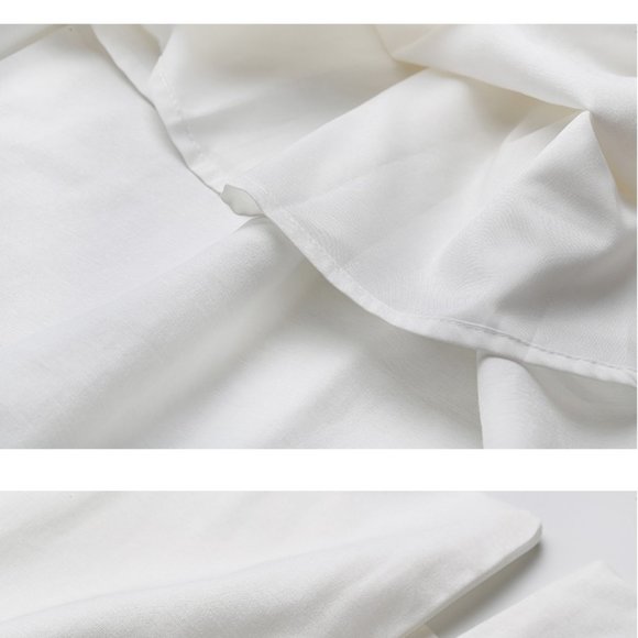 Kiesza Lyte A-Line White Formal Dress - Picture 10 of 16